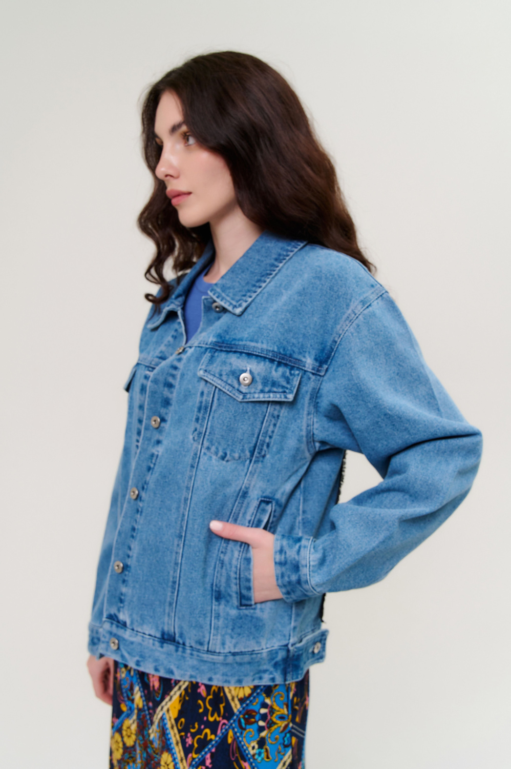 куртка джинсовая